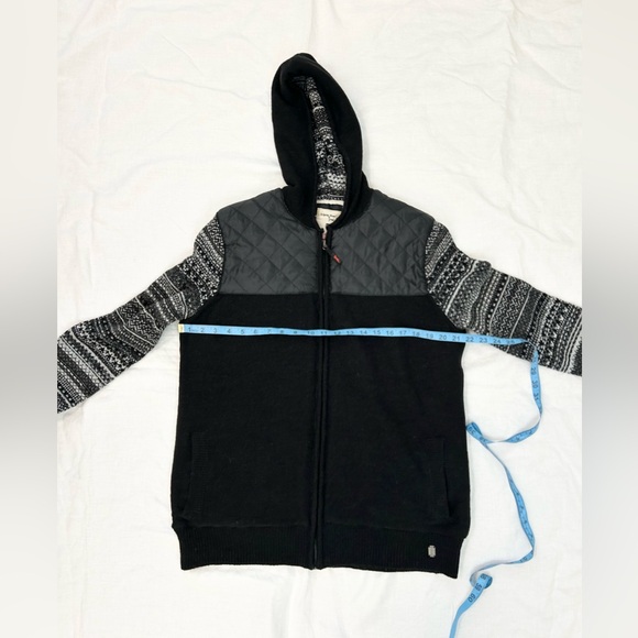 Triple Five Soul Sherpa Lined Hoodie Full Zip Sweater - Picture 8 of 10